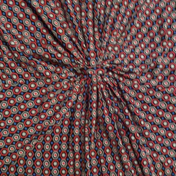 Daisy Fuentes Red and Blue Blouse - Picture 2 of 4